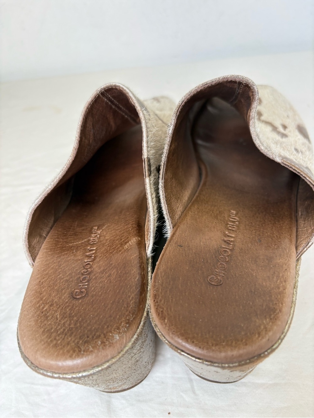 Chocolat Blu Yiona Wedge Slide Sandal Size 8 - Picture 5 of 11